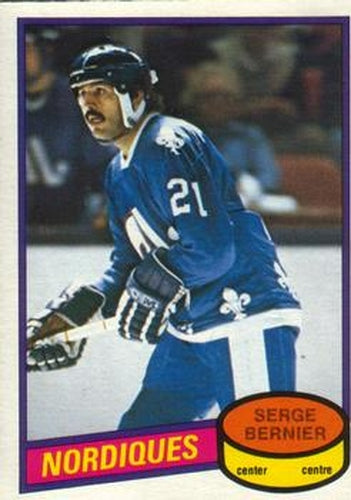 #309 Serge Bernier - Quebec Nordiques - 1980-81 O-Pee-Chee Hockey