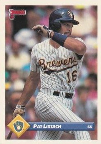 #309 Pat Listach - Milwaukee Brewers - 1993 Donruss Baseball