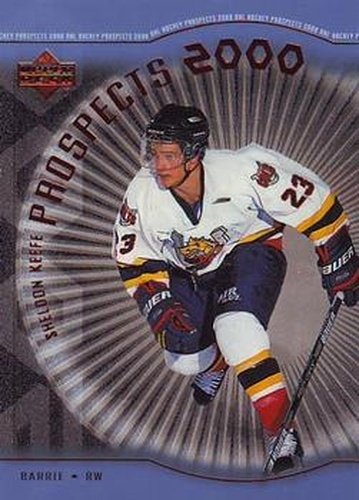 #309 Sheldon Keefe - Barrie Colts - 1999-00 Upper Deck Hockey