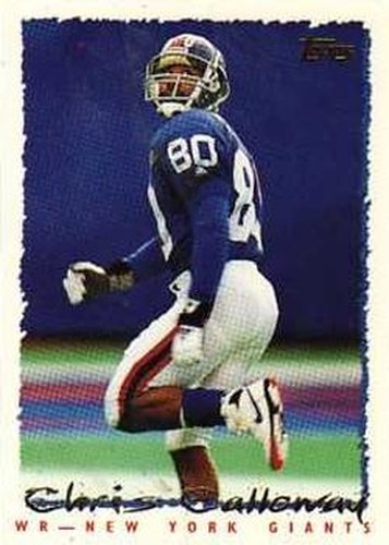 #309 Chris Calloway - New York Giants - 1995 Topps Football