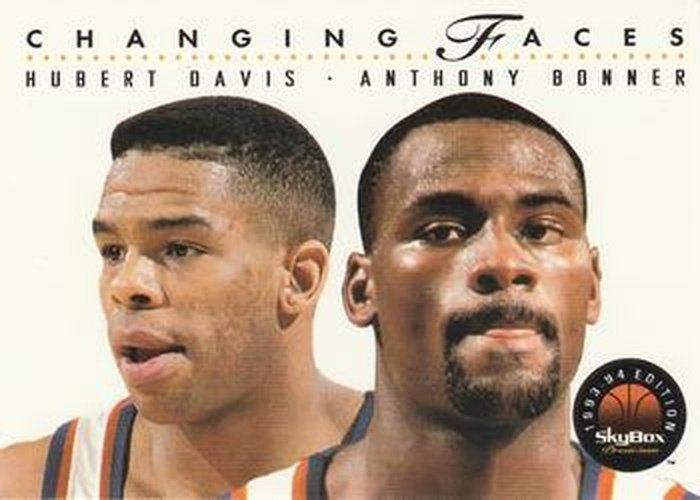 #309 Hubert Davis / Anthony Bonner - New York Knicks - 1993-94 SkyBox Premium Basketball