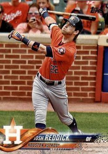 #309 Josh Reddick - Houston Astros - 2018 Topps Baseball