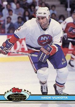 #309 Mick Vukota - New York Islanders - 1991-92 Stadium Club Hockey