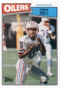 #309 Drew Hill - Houston Oilers - 1987 Topps Football