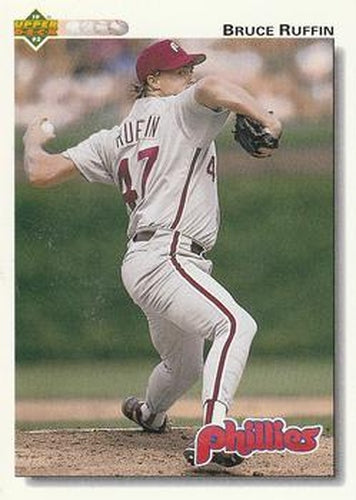 #309 Bruce Ruffin - Philadelphia Phillies - 1992 Upper Deck Baseball