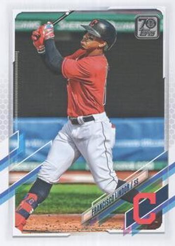 #309 Francisco Lindor - Cleveland Indians - 2021 Topps Baseball