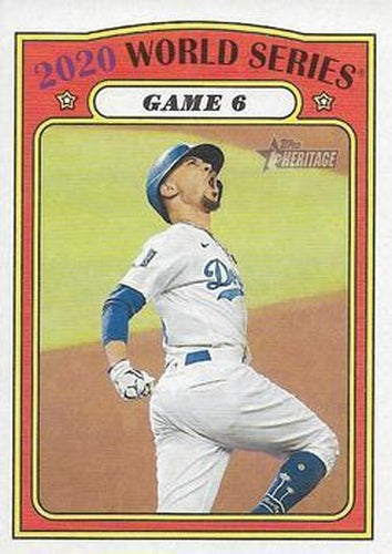 #30 2020 World Series Game 6 - Los Angeles Dodgers - 2021 Topps Heritage Baseball