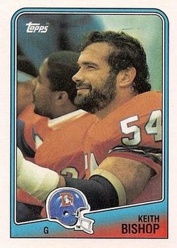 #30 Keith Bishop - Denver Broncos - 1988 Topps Football