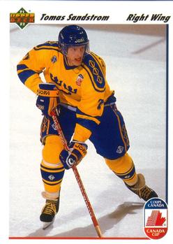 #30 Tomas Sandstrom - Sweden - 1991-92 Upper Deck Hockey