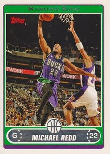 #30 Michael Redd - Milwaukee Bucks - 2006-07 Topps Basketball