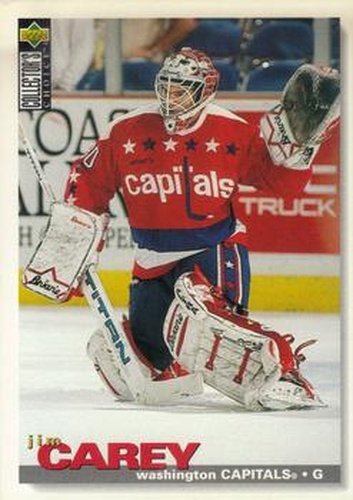 #30 Jim Carey - Washington Capitals - 1995-96 Collector's Choice Hockey