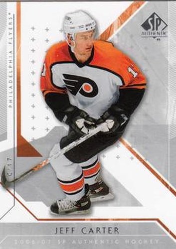 #30 Jeff Carter - Philadelphia Flyers - 2006-07 SP Authentic Hockey