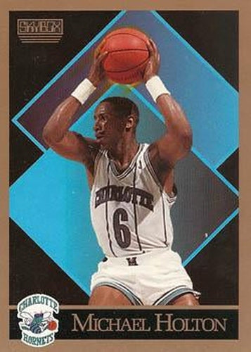 #30 Michael Holton - Charlotte Hornets - 1990-91 SkyBox Basketball