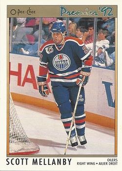 #30 Scott Mellanby - Edmonton Oilers - 1991-92 O-Pee-Chee Premier Hockey