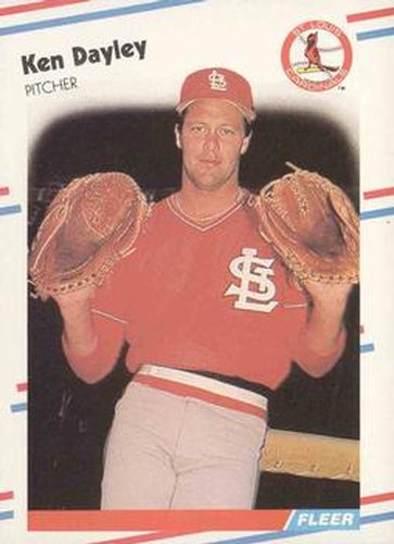 #30 Ken Dayley - St. Louis Cardinals - 1988 Fleer Baseball