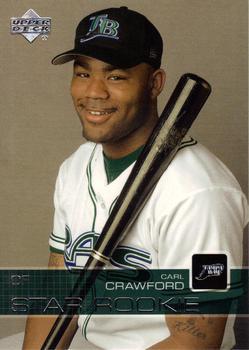 #30 Carl Crawford - Tampa Bay Devil Rays - 2003 Upper Deck Baseball