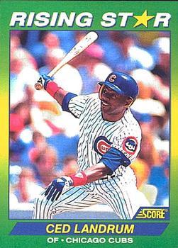 #30 Ced Landrum - Chicago Cubs - 1992 Score 100 Rising Stars Baseball