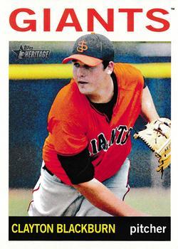 #30 Clayton Blackburn - San Jose Giants - 2013 Topps Heritage Minor League Baseball