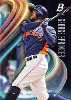#30 George Springer - Houston Astros - 2018 Bowman Platinum Baseball
