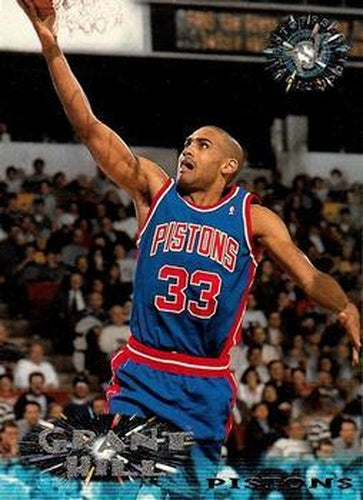 #30 Grant Hill - Detroit Pistons - 1995-96 Stadium Club Basketball
