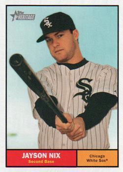 #30 Jayson Nix - Chicago White Sox - 2010 Topps Heritage Baseball