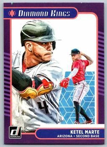 #30 Ketel Marte - Arizona Diamondbacks - 2021 Donruss Baseball