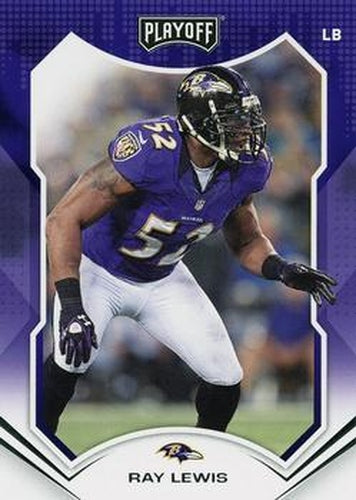 #30 Ray Lewis - Baltimore Ravens - 2021 Panini Playoff Football