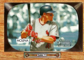 #30 Yadier Molina - St. Louis Cardinals - 2004 Bowman Heritage Baseball