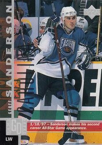 #30 Geoff Sanderson - Carolina Hurricanes - 1997-98 Upper Deck Hockey