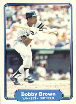 #30 Bobby Brown - New York Yankees - 1982 Fleer Baseball