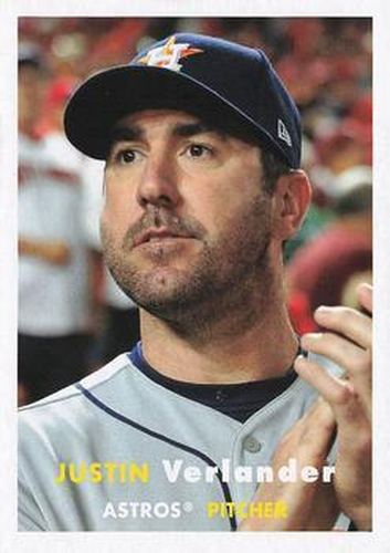 #30 Justin Verlander - Houston Astros - 2021 Topps Archives Baseball