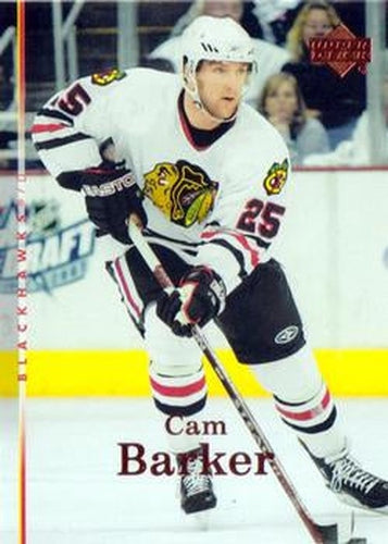#30 Cam Barker - Chicago Blackhawks - 2007-08 Upper Deck Hockey