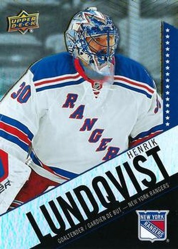 #30 Henrik Lundqvist - New York Rangers - 2015-16 Upper Deck Tim Hortons Hockey