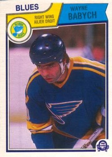 #310 Wayne Babych - St. Louis Blues - 1983-84 O-Pee-Chee Hockey