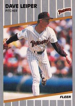 #310 Dave Leiper - San Diego Padres - 1989 Fleer Baseball