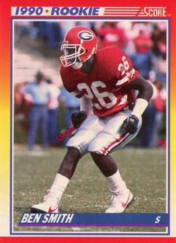 #310 Ben Smith - Georgia Bulldogs - 1990 Score Football