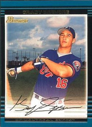 #310 Grady Sizemore - Montreal Expos - 2002 Bowman Baseball