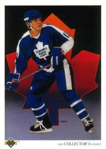 #310 Gary Leeman - Toronto Maple Leafs - 1990-91 Upper Deck Hockey