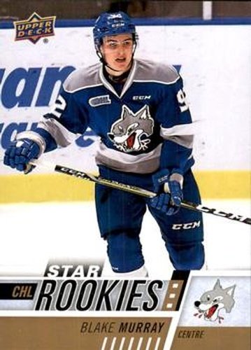 #310 Blake Murray - Sudbury Wolves - 2017-18 Upper Deck CHL Hockey