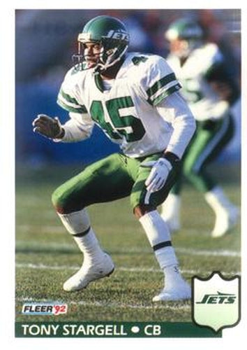 #311 Tony Stargell - New York Jets - 1992 Fleer Football