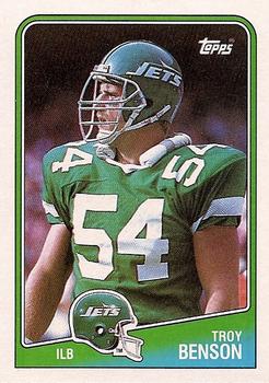 #311 Troy Benson - New York Jets - 1988 Topps Football
