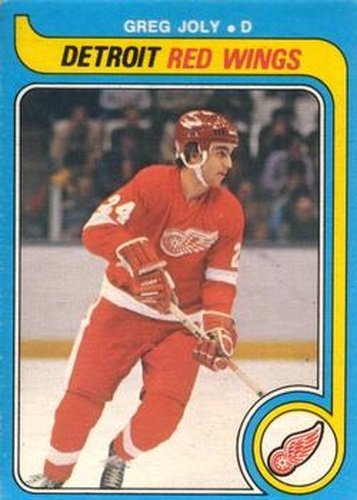 #311 Greg Joly - Detroit Red Wings - 1979-80 O-Pee-Chee Hockey
