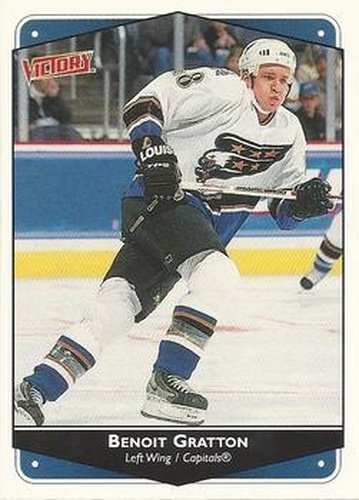 #311 Benoit Gratton - Washington Capitals - 1999-00 Upper Deck Victory Hockey