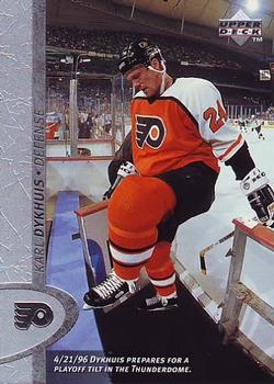 #311 Karl Dykhuis - Philadelphia Flyers - 1996-97 Upper Deck Hockey
