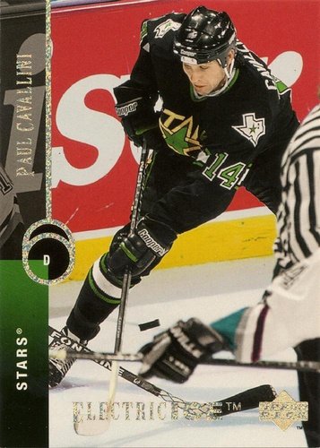 #311 Paul Cavallini - Dallas Stars - 1994-95 Upper Deck Hockey - Electric Ice