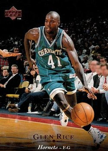#311 Glen Rice - Charlotte Hornets - 1995-96 Upper Deck Basketball