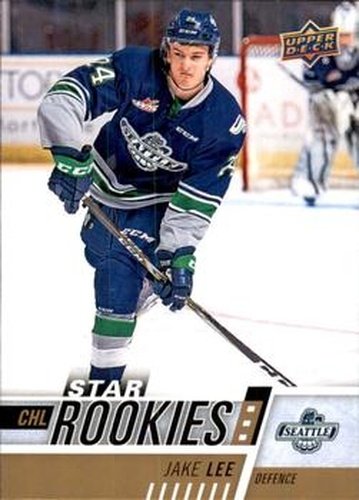 #312 Jake Lee - Seattle Thunderbirds - 2017-18 Upper Deck CHL Hockey