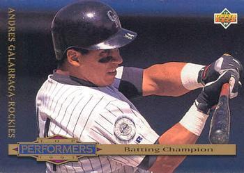 #312 Andres Galarraga - Colorado Rockies - 1994 Collector's Choice Baseball