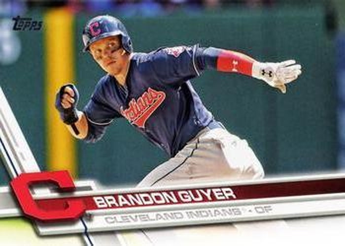 #312 Brandon Guyer - Cleveland Indians - 2017 Topps Baseball