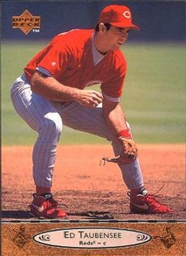 #312 Eddie Taubensee - Cincinnati Reds - 1996 Upper Deck Baseball